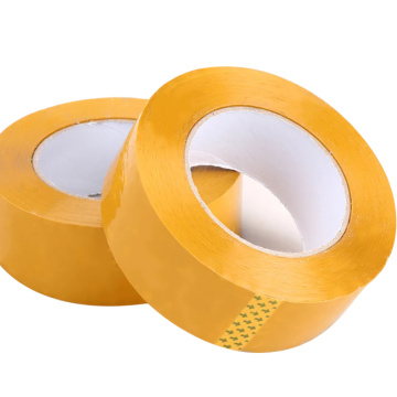 Ruban d&#39;emballage adhésif jaune BOPP de haute qualité pour le cachetage de carton